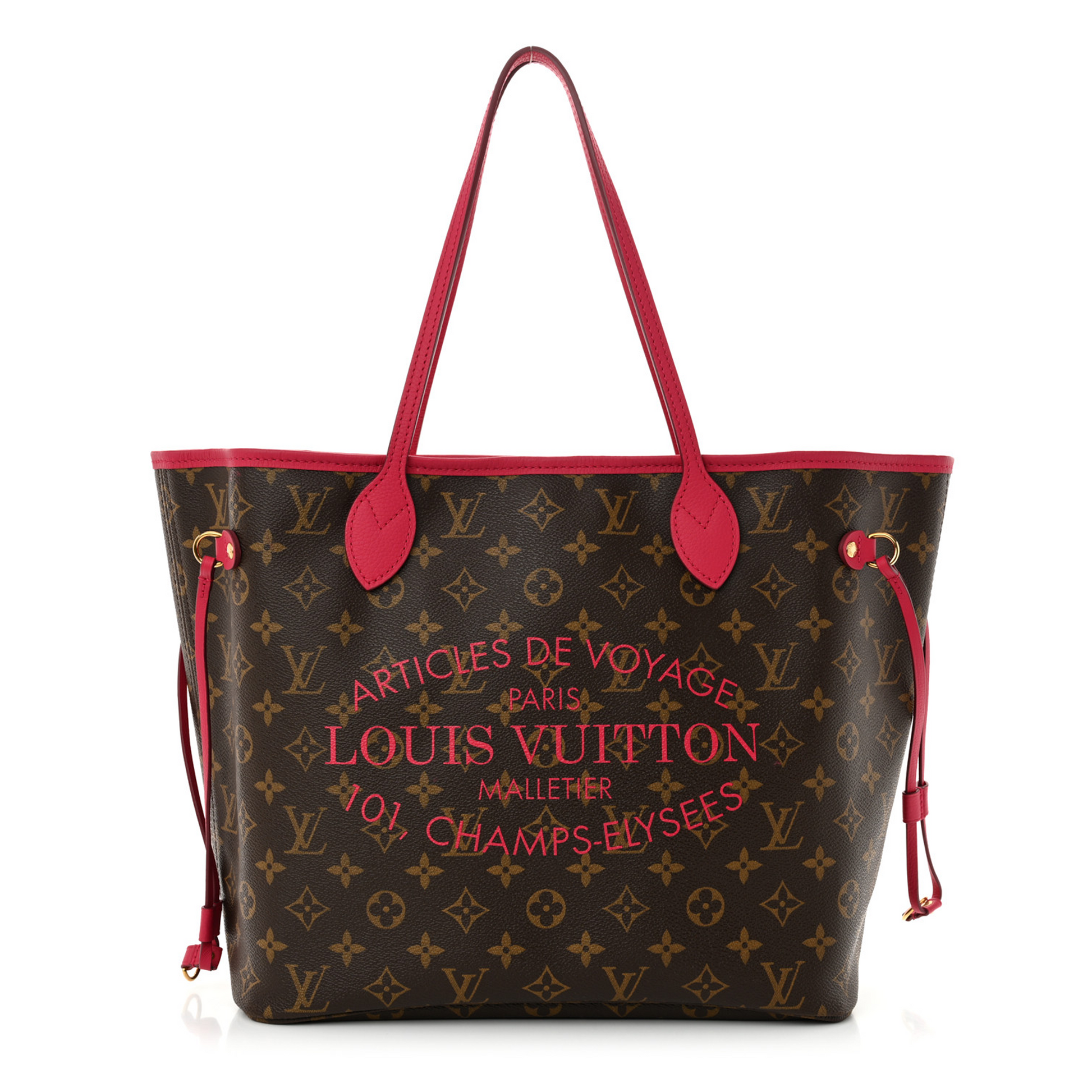 Monogram Articles De Voyage Ikat Neverfull MM Rose Indien